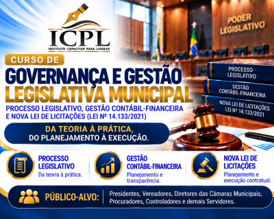 Governança e Gestão Legisaltiva Municipal